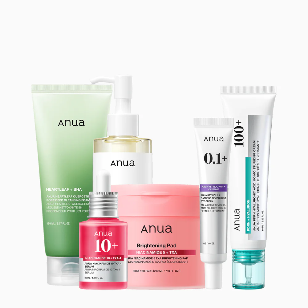Anua Youthful Glow Set products